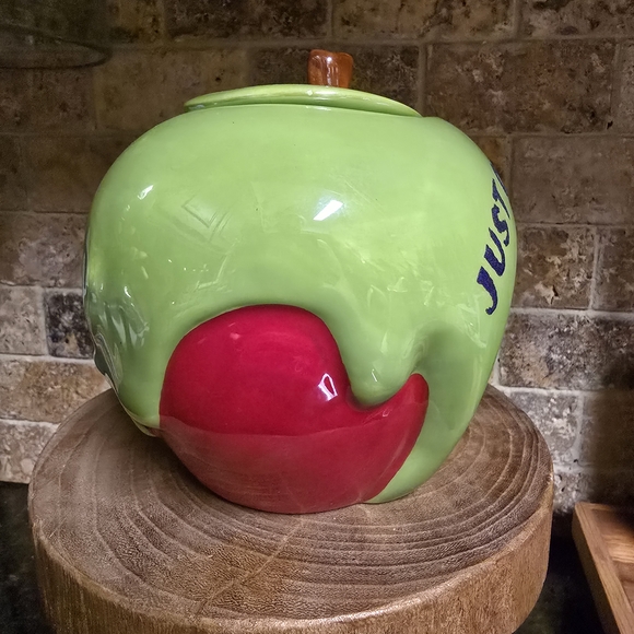 Disney Red and Green Ceramic Apple Decor - Picture 3 of 8